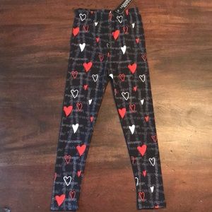 NWT Girls Heart Butter Leggings